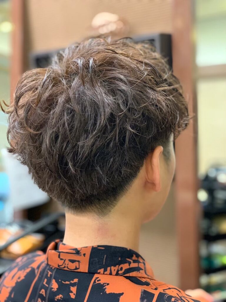 メンズサロンOZONのパーマスタイル